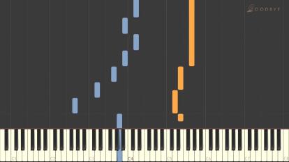 آموزش آهنگ Goodbye - Original Piece Synthesia Pi