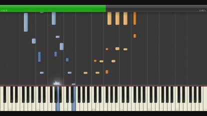 آموزش آهنگ Hercules - Go the Distance Synthesia 