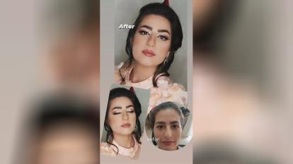 پوستر میکاپ آرتیست در ساوه سحر مرادی