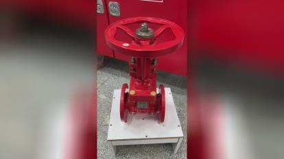 پوستر GATE VALVE شیر دروازه ای SOY آتش نشانی