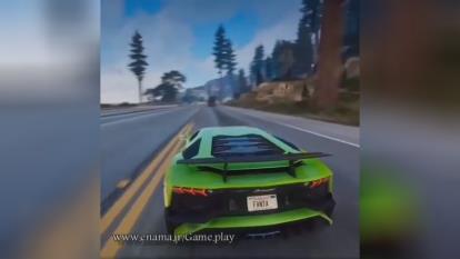 پوستر 🎮گیم پلیرانندگی در GTA V 🔥💯