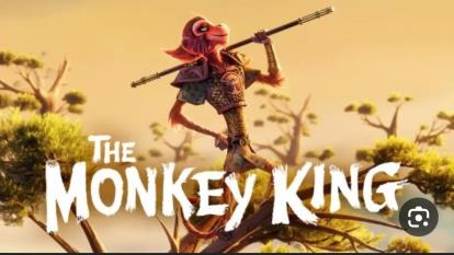 پوستر انیمیشن میمون شاه با دوبله فارسی The Monkey King 2023