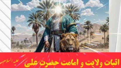 پوستر استدلال بسیار جذاب و شنیدنی برای اثبات ولایت حضرت علی علیه...