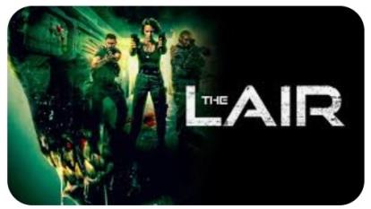 پوستر فیلم سینمایی ترسناک لانه دوبله فارسی The Lair 2022