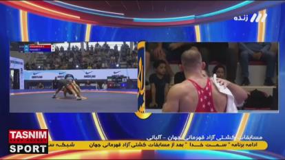 پوستر مسابقه کشتی کامران قاسم پور