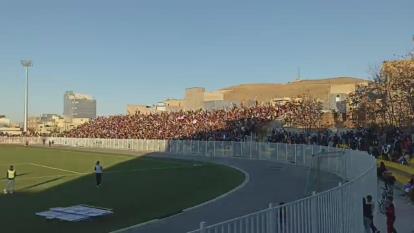پوستر حضور هواداران پر شور مهاباد..