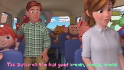 پوستر Wheels on the Bus CoComelon Nursery Rhymes Kids Songs