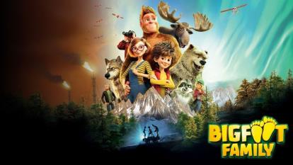 پوستر انیمیشن خانواده پاگنده Bigfoot Family 2020 با دوبله فارسی