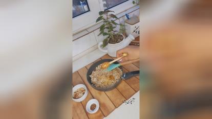 پوستر طرز تهیه شیرینی باسه قلم مواد_جایگزن قند