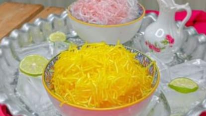 طرز تهیه فالوده شیرازی مخصوص خوشمزه به روش بازاری