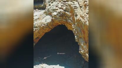 پوستر غار ایوب بزرگترین دهانه رو داره